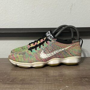 Nike Zoom Flyknit Agility Women’s Athletic Running Shoes Size 6.5 Multicolor